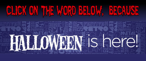 Halloween is here image and link to halloween page